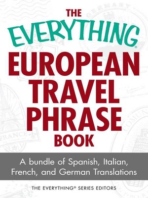 cover image of The Everything European Travel Phrase Book